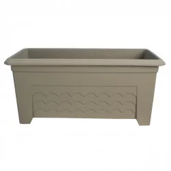 JARDINIÈRE FLEURS TERRISSIMA TAUPE 51L