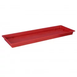 PLATEAU JARDINIERE EVO 60CM ROUGE