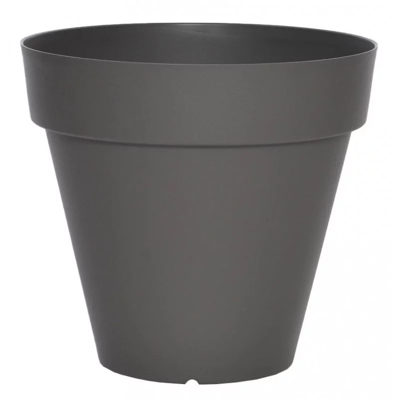 BAC A FLEURS PATIO ROND 30 GRIS PAILLETE BAC A FLEURS PATIO ROND 30 GRIS PAILLETE