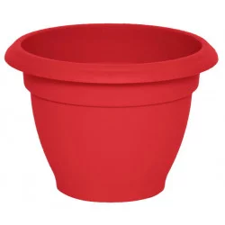 BAC A FLEURS CAMPANE D.24,5CM ROUGE