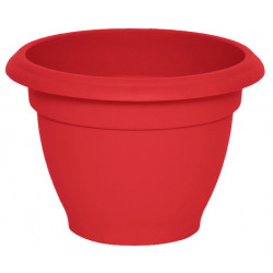 BAC A FLEURS CAMPANE D.29CM ROUGE