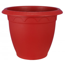 BAC A FLEURS CAMPANE D.34CM ROUGE