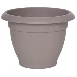 BAC À FLEURS CAMPANE TAUPE D39cm