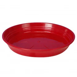 SOUCOUPE ROUGE D26.5cm