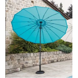 PARASOL SHANGHAI DROIT D270 BLEU CANARD