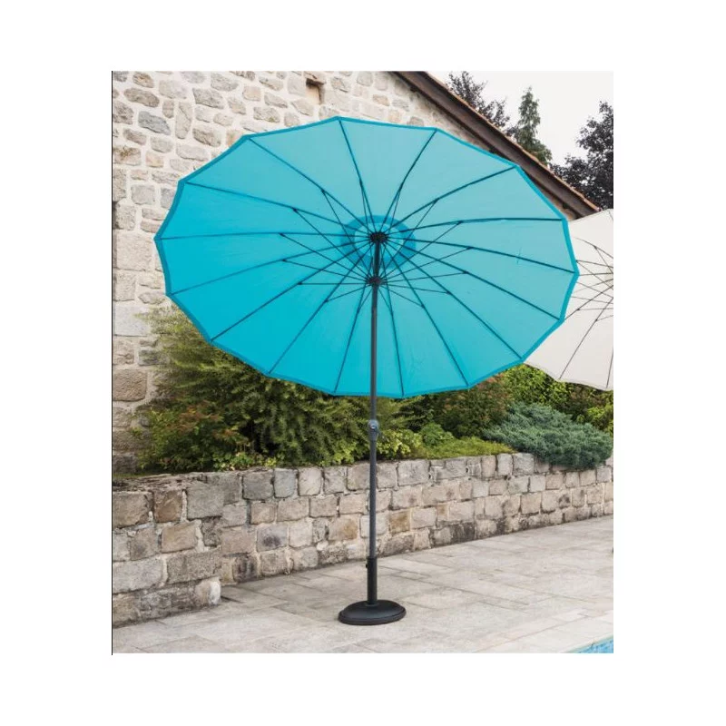 PARASOL SHANGHAI DROIT D270 BLEU CANARD