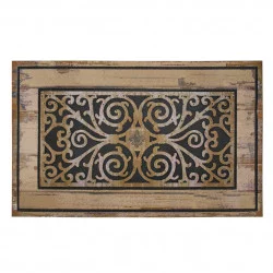 TAPIS D'ENTRÉE CASTEL EN RELIEF CAOUTCHOUC 45x75cm