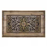 TAPIS D'ENTRÉE CASTEL EN RELIEF CAOUTCHOUC 45x75cm