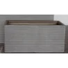 JARDINIERE "STRIPE" TAUPE PM 50X23H23CM