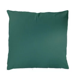 COUSSIN VERT FONCÉ EN COTON 60x60cm