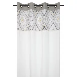 RIDEAU KILIM ECRU 140X260CM