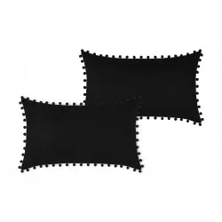 COUSSIN SANCHEZ NOIR 30X50CM