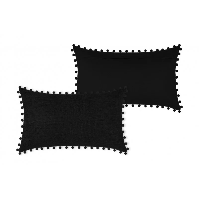 COUSSIN SANCHEZ NOIR 30X50CM COUSSIN SANCHEZ NOIR 30X50CM