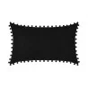 COUSSIN SANCHEZ NOIR 30X50CM COUSSIN SANCHEZ NOIR 30X50CM