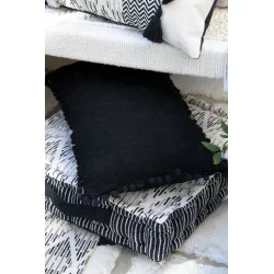 COUSSIN SANCHEZ NOIR 30X50CM