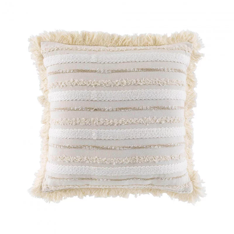 COUSSIN ATLAS FRANGES 40 x 40 CM COTON