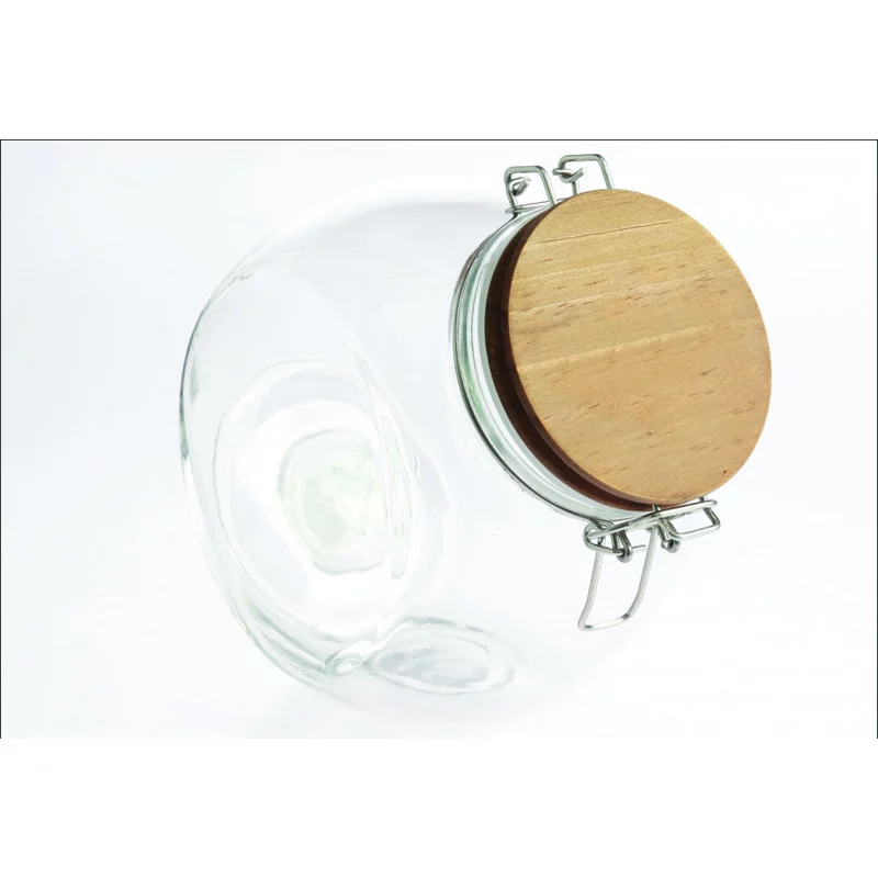BOCAL INCLINE VERRE BOIS 2.20 L