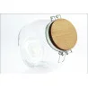 BOCAL INCLINÉ VERRE BOUCHON BOIS 2.20 L