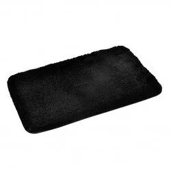TAPIS DE BAIN SOFTNESS NOIR MICROFIBRE 50x80cm