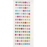STICKERS STRASS RONDS CRISTAL 1 CM X 120
