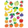 GOMMETTES FRUITS DE 2,2 A 4 CM X 46 PCS