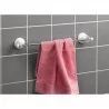 PORTE SERVIETTE BLANC A VENTOUSES 47x8x6