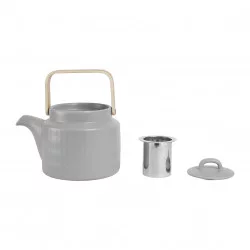 THEIERE MATE LOSANGE GRIS 1L-21X16XH13CM