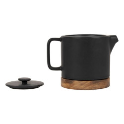 THÉIÈRE AVEC FILTRE NORDIKA NOIR MATE 70cl