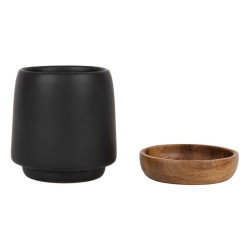 GOBELET MATE NORDIKA NOIR 10CL-D6XH7CM G