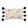 COUSSIN BRODE VISAGE ARTY CREME 50X30CM