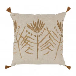 COUSSIN BRODEE BRONZE NATUREL + DORE 45X