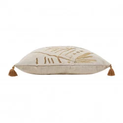 COUSSIN BRODEE BRONZE NATUREL + DORE 45X