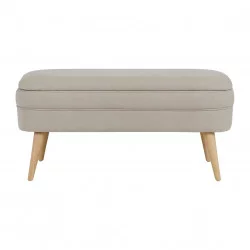 BANC COFFRE ÉLÉMENT BEIGE 102x41xH49cm