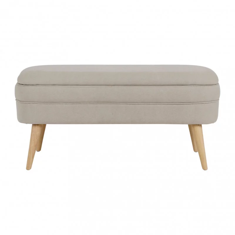 BANC COFFRE ÉLÉMENT BEIGE 102x41xH49cm