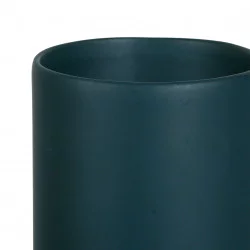 VASE BISEAU VERT D12.5XH35CM GRES