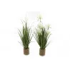 BOUQUET FLEUR PAMPA AVEC POT CORDE 74CM