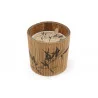 BOUGIE BAMBOU EN POT 11X8CM