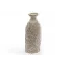 VASE BOUTEILLE MOTIF FEUILLE 31CM
