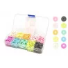 PERLES HEISHI, 10 COULEURS PASTEL