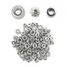 PERLES INTERCALAIRES HEISHI METAL ARGENT
