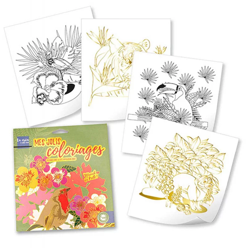 CARNET DE COLORIAGE NATURE 16 PAGES