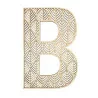 LETTRE B EN BOIS GEANTE AJOUREE