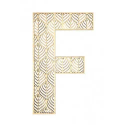 LETTRE F EN BOIS GEANTE AJOUREE