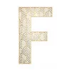 LETTRE F EN BOIS GEANTE AJOUREE