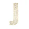 LETTRE J EN BOIS GEANTE AJOUREE
