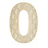 LETTRE O EN BOIS GEANTE AJOUREE