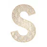 LETTRE S EN BOIS GEANTE AJOUREE