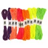 ECHEVEAUX DE COTON 8 M COULEURS FLUOS