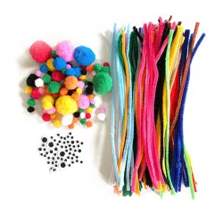 MEGA PACK CHENILLES ET POMPONS