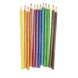 CRAYON DE COULEUR CORPS PAILLETE